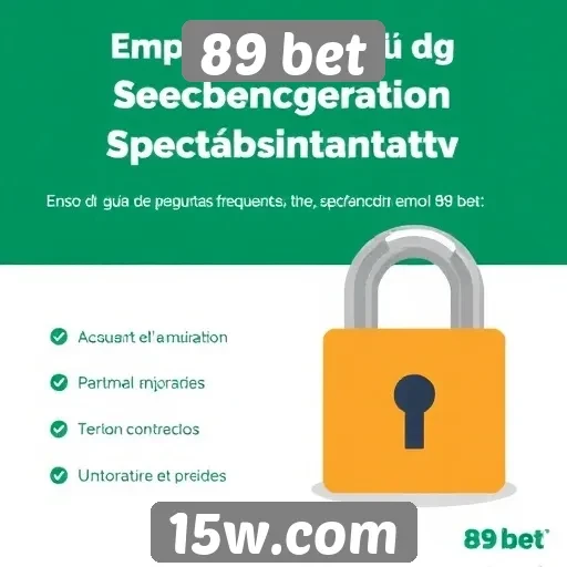 Perguntas frequentes sobre a segurança no 89 bet